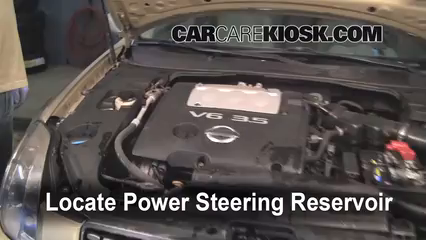 2004 Nissan Maxima SE 3.5L V6 Power Steering Fluid Fix Leaks